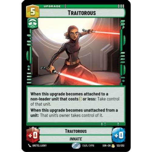 Traitorous (122/252) - Spark of Rebellion - Single