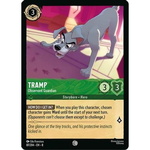 Tramp -Observant Guardian (87/204) - Reign of Jafar - Single