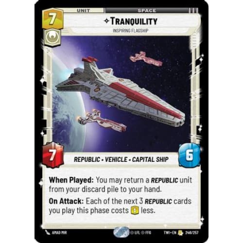 Tranquility - Inspiring Flagship (246/257) Foil - Single