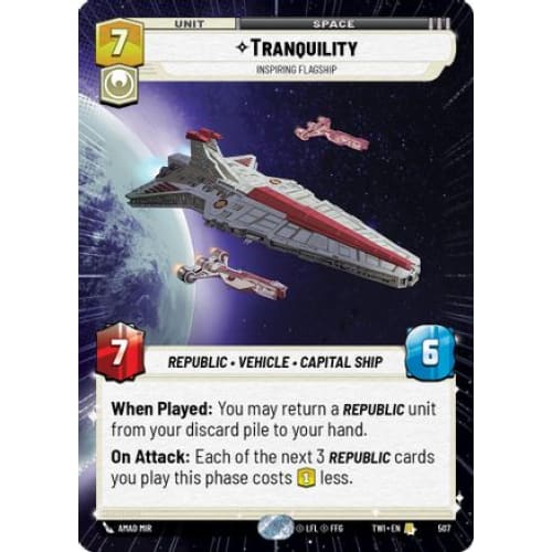 Tranquility - Inspiring Flagship (Hyperspace) (507) Foil