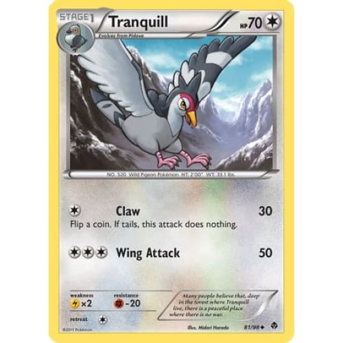 Tranquill (81) Uncommon - Single