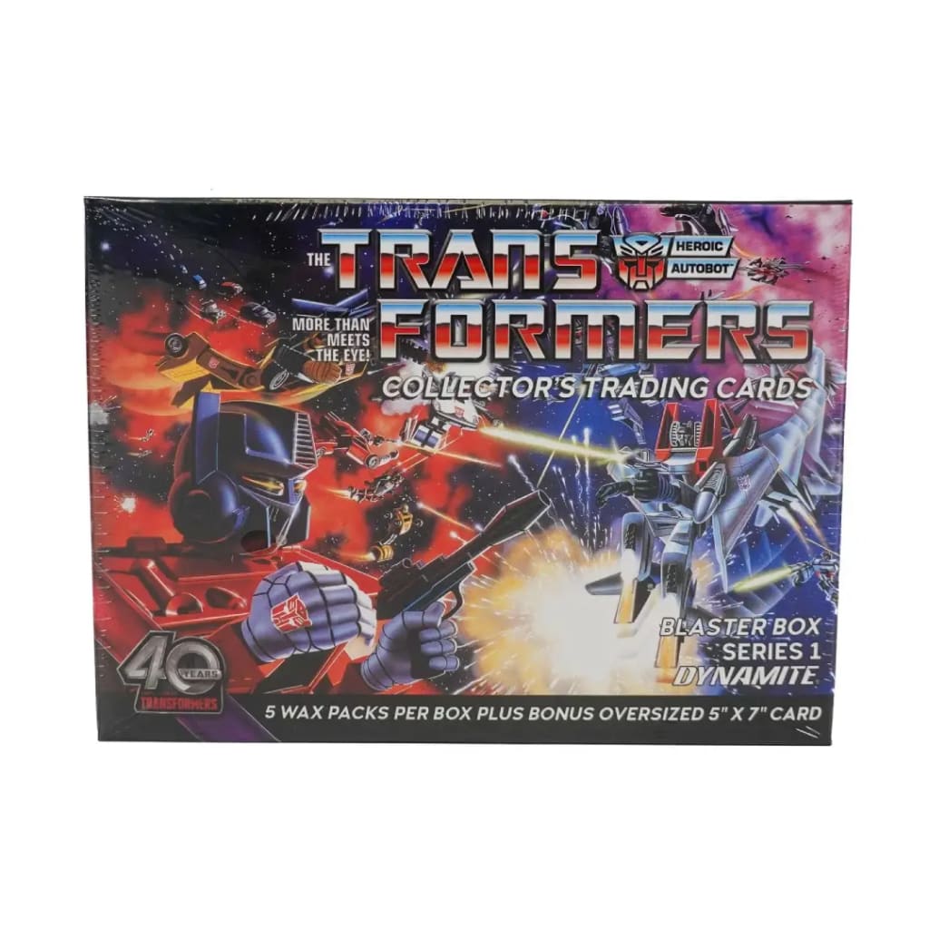 Transformers 40th Anniversary Trading Card BLASTER Box