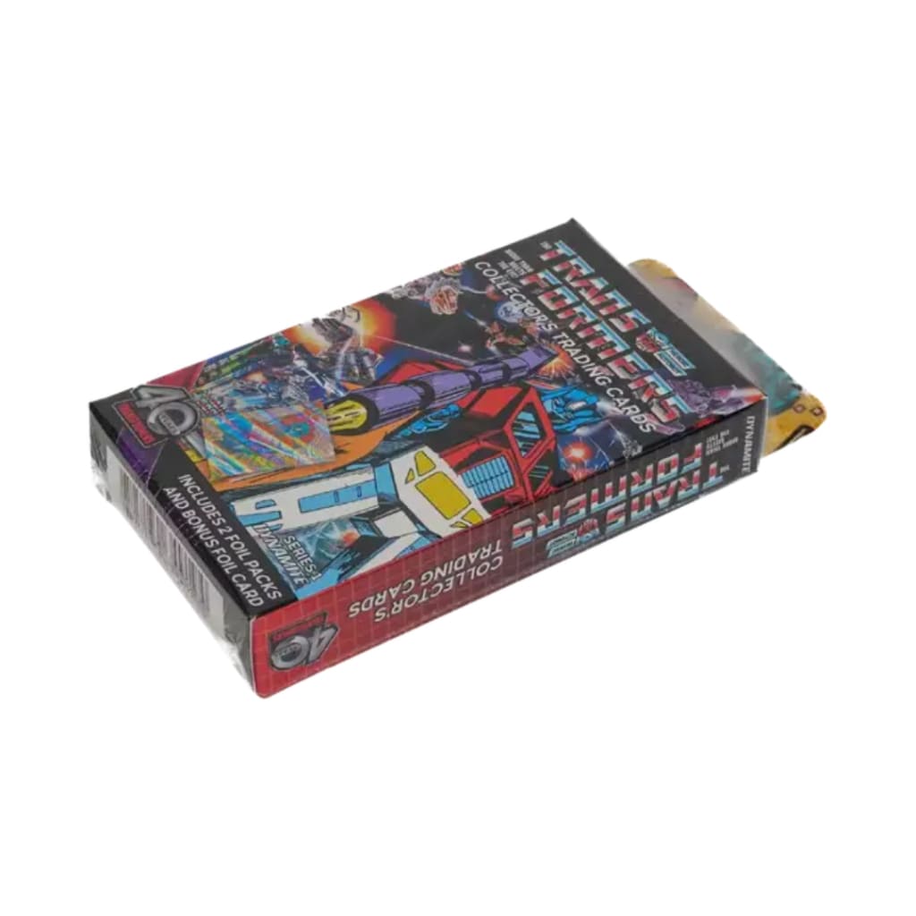 Transformers 40th Anniversary Trading Card HANGER Box