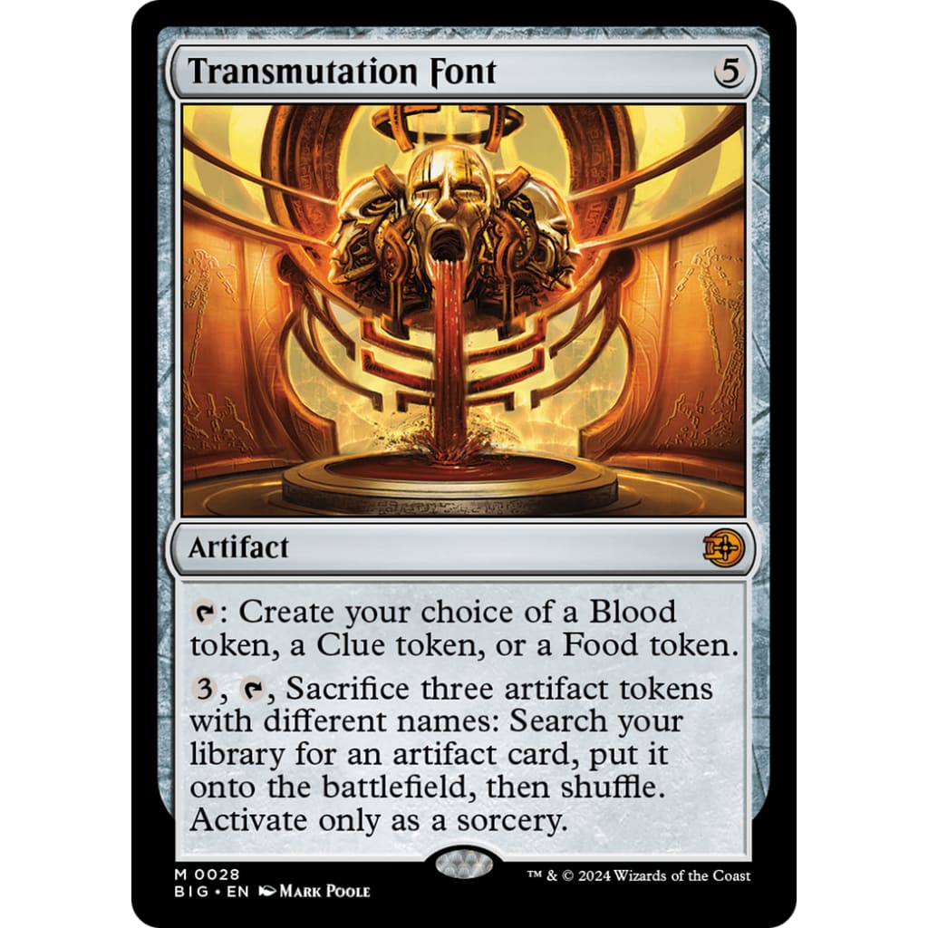 Transmutation Font (BIG-028) Foil - Single
