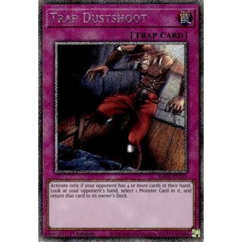 Trap Dustshoot (Platinum Secret Rare) - RA04-EN121 Platinum