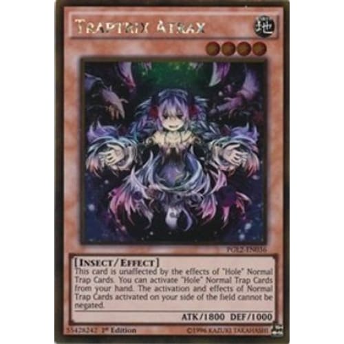 Traptrix Atrax (PGL2-EN036) Gold Rare 1st Edition - Single