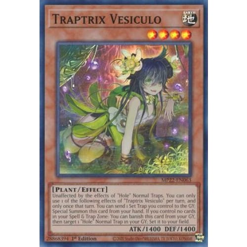 Traptrix Vesiculo (MP22-EN063) Super Rare 1st Edition