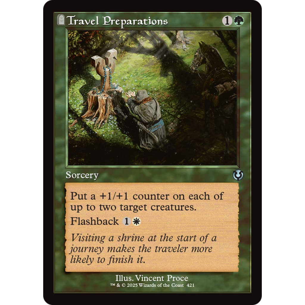Travel Preparations (Retro Frame) (INR-421) Foil - Single