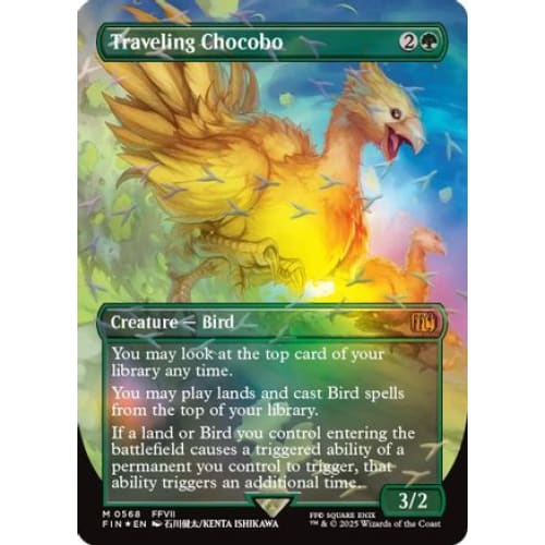 Traveling Chocobo (Borderless) (Chocobo Track Foil)