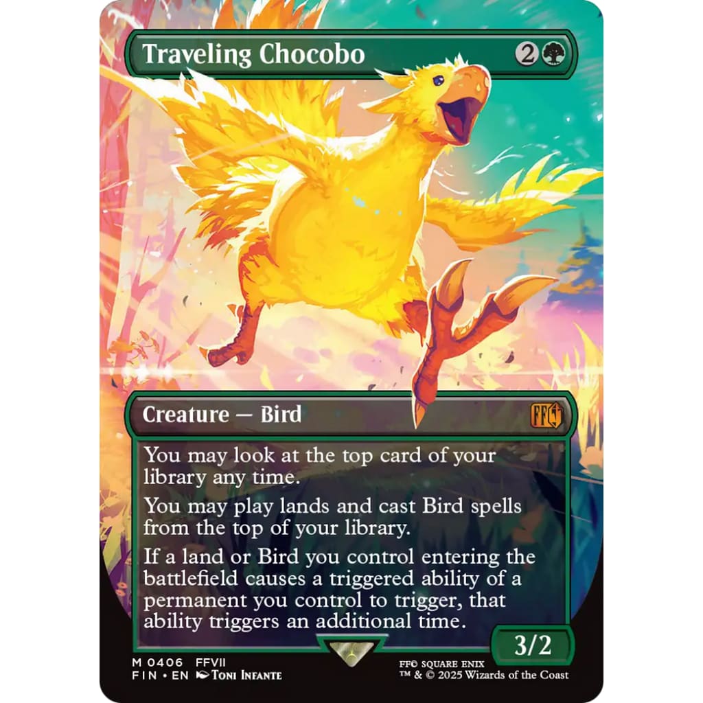 Traveling Chocobo (FIN-406) (Borderless) - Single