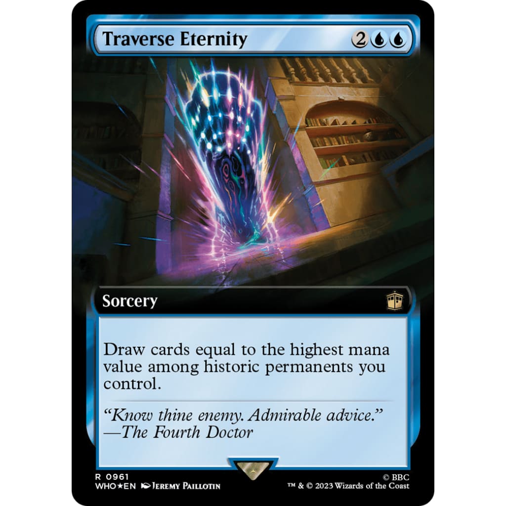 Traverse Eternity (WHO-961): (Extended Art) Foil - Single