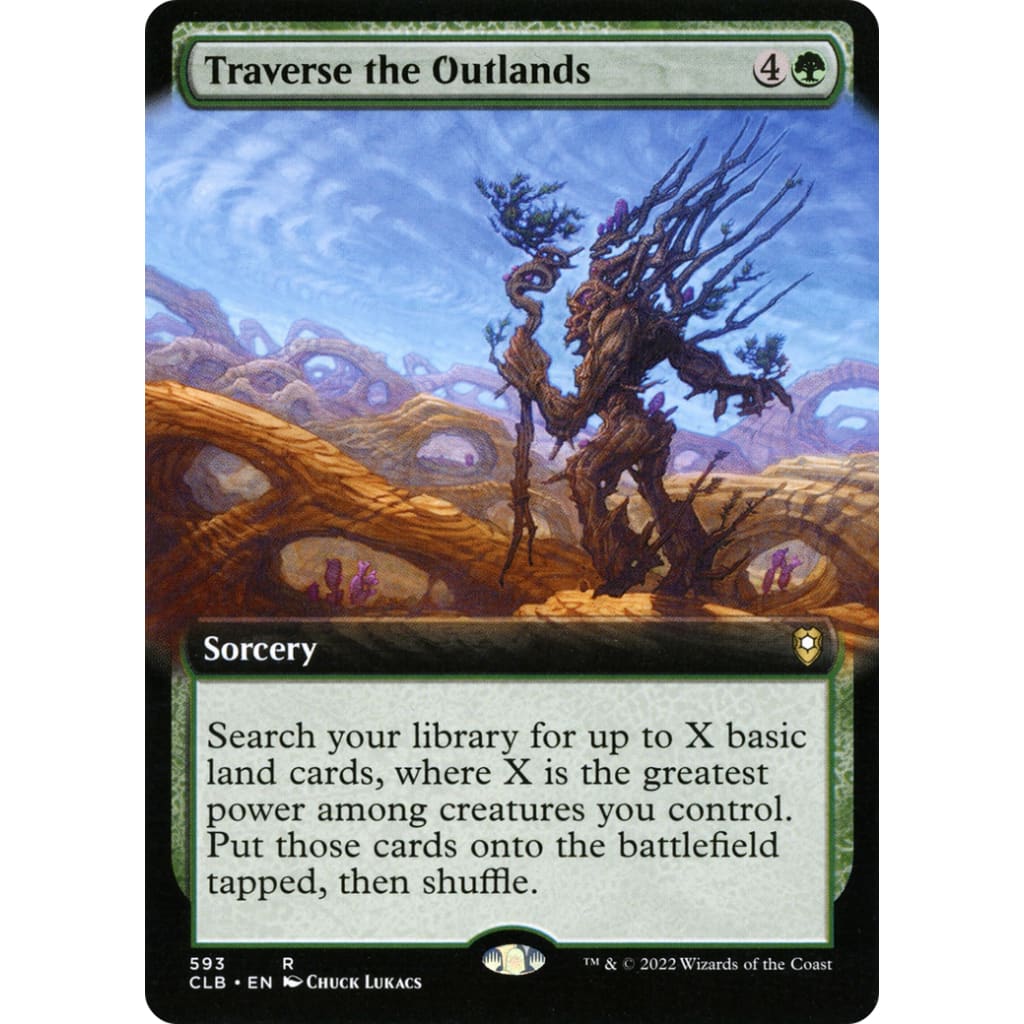 Traverse the Outlands (CLB-593): (Extended Art) - Single