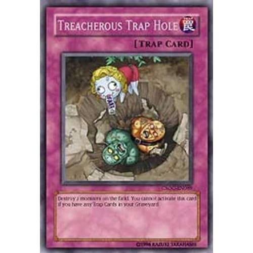 Treacherous Trap Hole (CSOC-EN089) Secret Rare 1st Edition