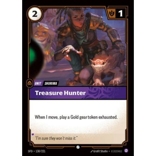 Treasure Hunter (130/221) - Spiritforged Foil - Single