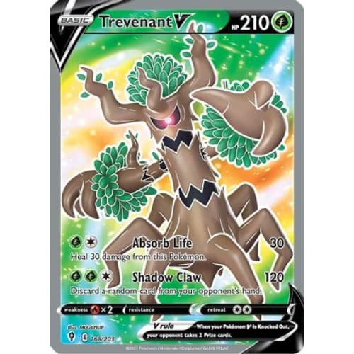 Trevenant V (168/203) Ultra Rare Holofoil - Single