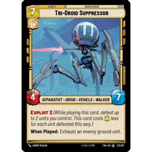 Tri-Droid Suppressor (217/257) Foil - Single