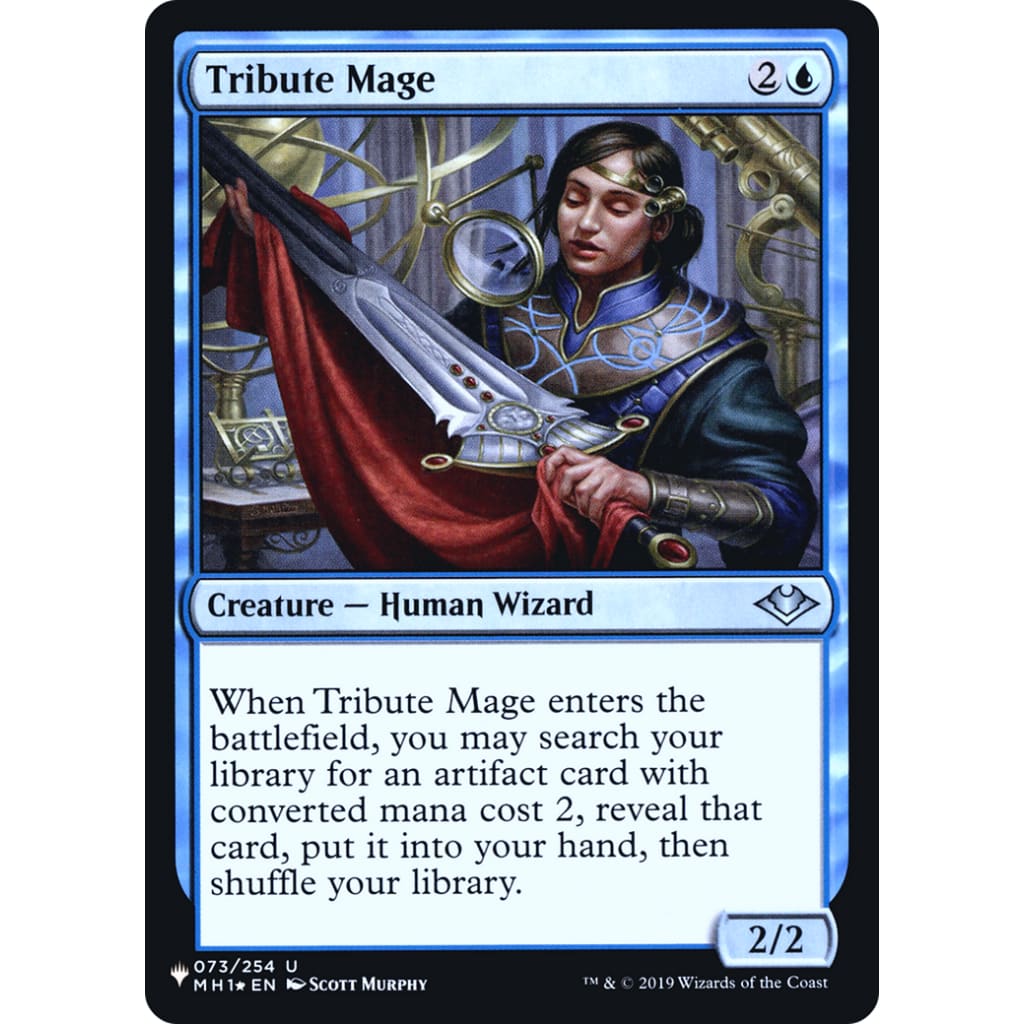 Tribute Mage (PLST-MH1-73) Foil - Single