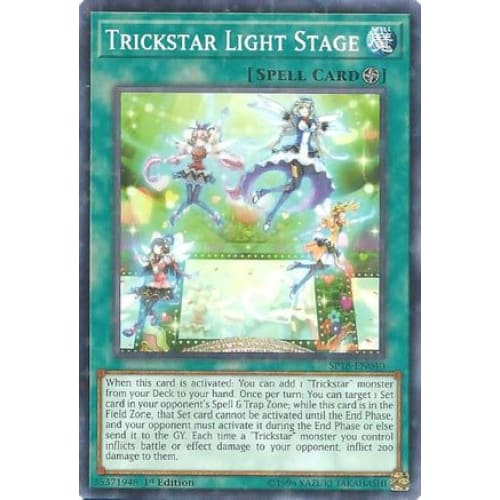 Trickstar Light Stage (Starfoil) (SP18-EN040) Starfoil Rare