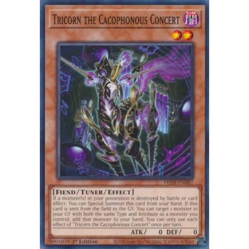 Tricorn the Cacophonous Concert - PHNI-EN087 Common 1st