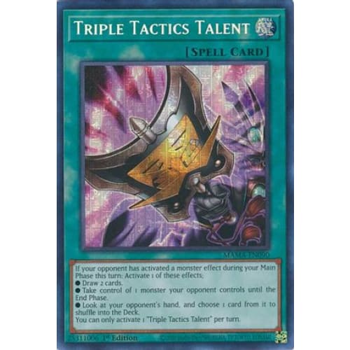 Triple Tactics Talent (Secret Pharaoh’s Rare) - MAMA-EN090