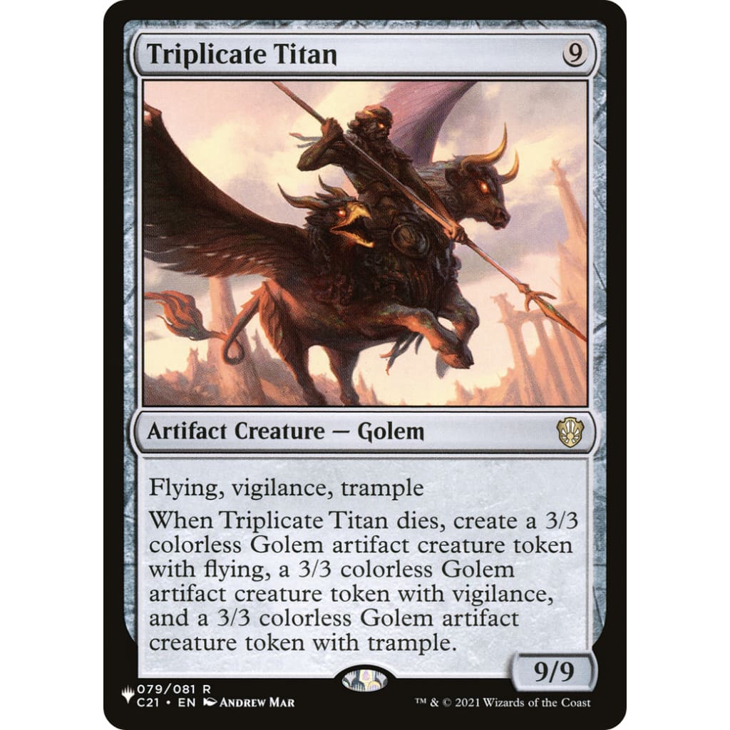 Triplicate Titan (PLST-C21-79) - Single