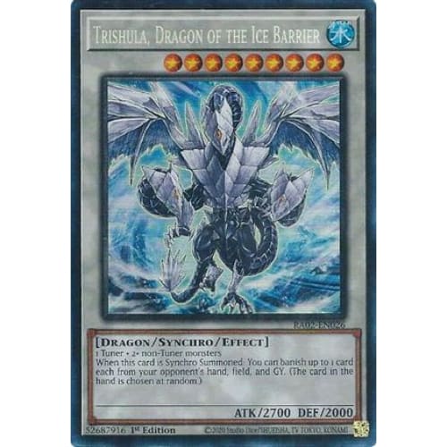 Trishula Dragon of the Ice Barrier (PCR) - RA02-EN026