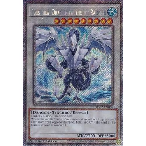 Trishula Dragon of the Ice Barrier (Platinum Secret Rare)