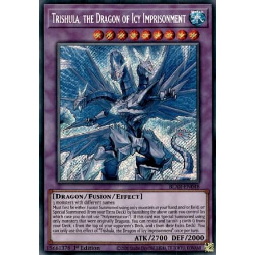 Trishula the Dragon of Icy Imprisonment (BLAR-EN048) Secret