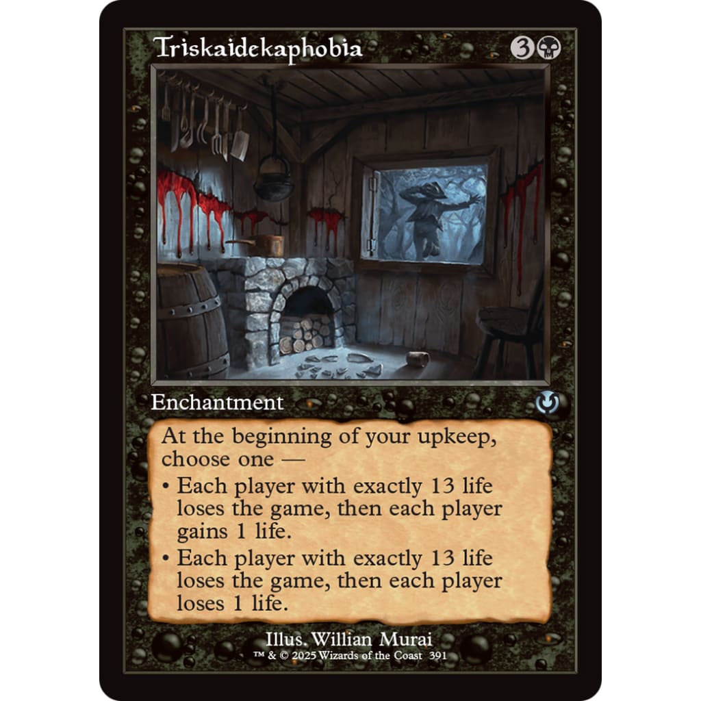 Triskaidekaphobia (Retro Frame) (INR-391) - Single