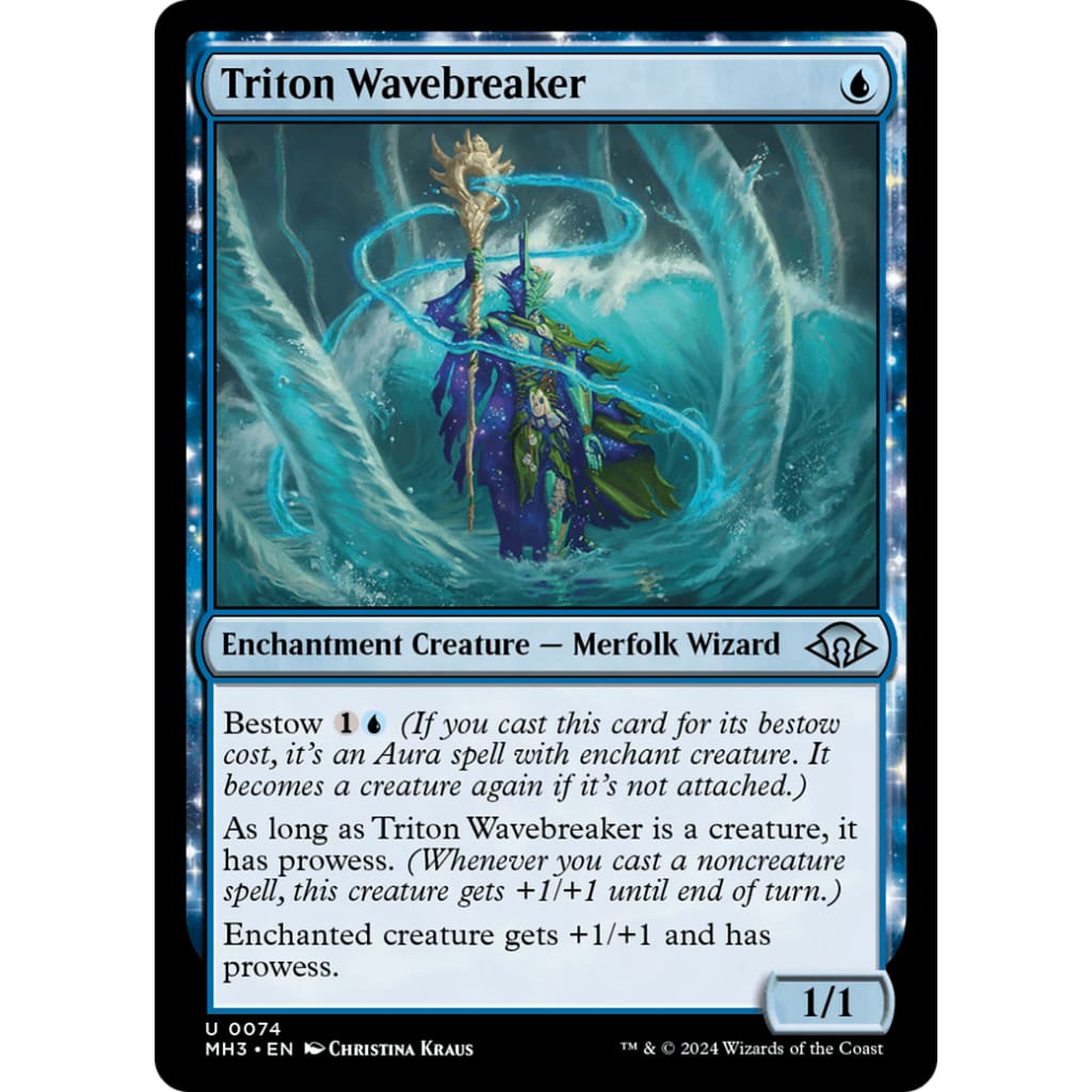 Triton Wavebreaker (MH3-074) Foil - Single