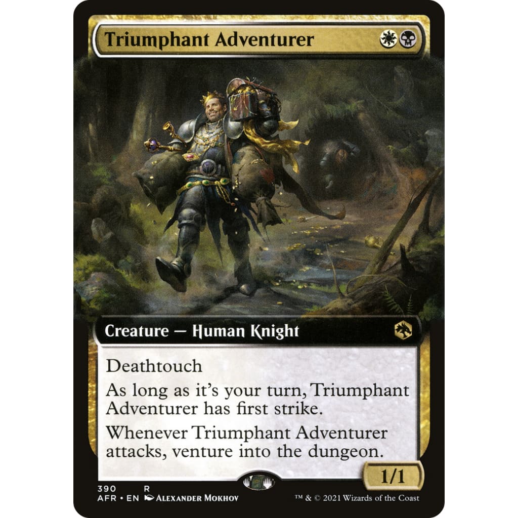 Triumphant Adventurer (AFR-390): (Extended Art) Foil