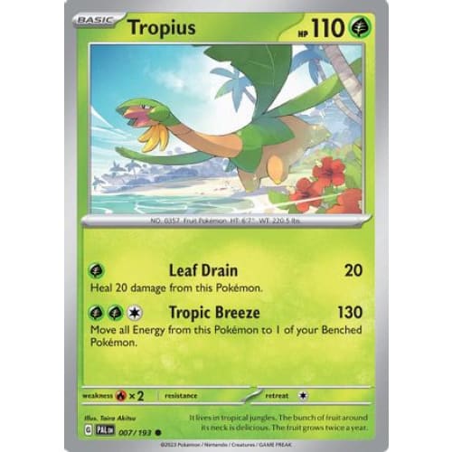 Tropius - 007/193 (7) Common Reverse Holofoil - Single