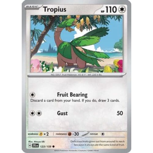 Tropius (123) Common Reverse Holofoil - Single