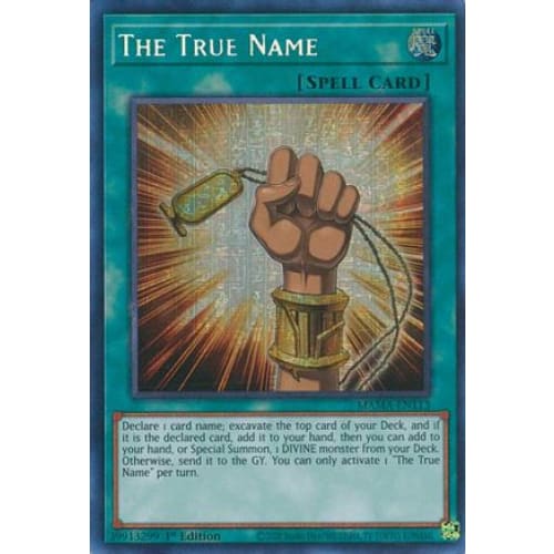 The True Name (Secret Pharaoh’s Rare) - MAMA-EN113 Secret