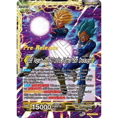 Trunks // SSB Vegeta & SS Father-Son Onslaught (Realm