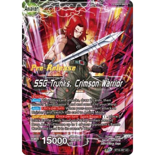 Trunks // SSG Crimson Warrior (Realm of the Gods