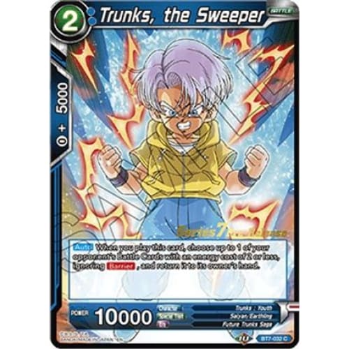 Trunks the Sweeper (Assault of Saiyans Pre-Release Cards)