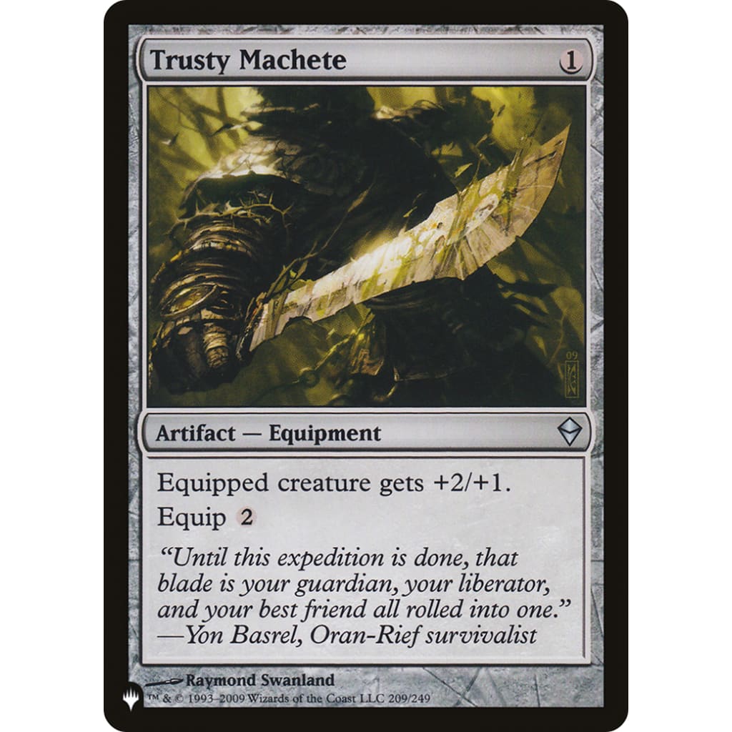Trusty Machete (PLST-ZEN-209) - Single