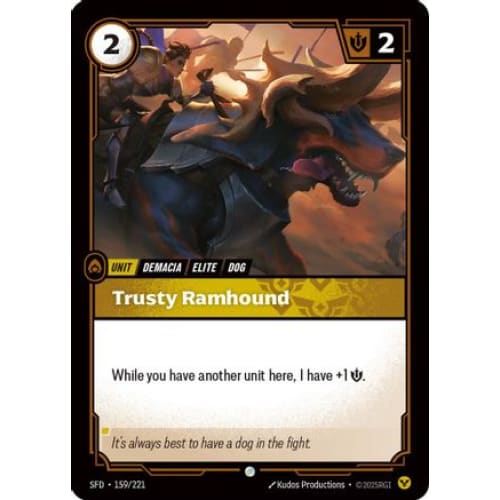 Trusty Ramhound (159/221) - Spiritforged Foil - Single