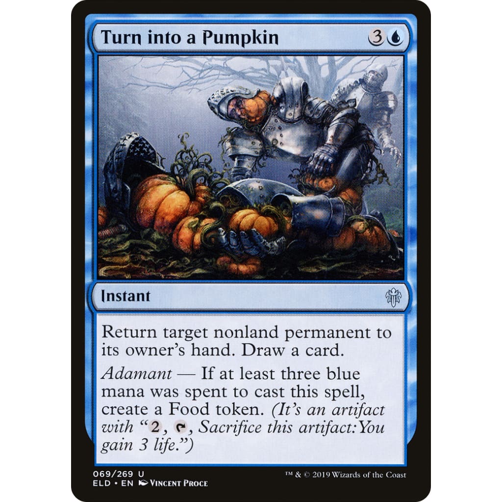 Turn into a Pumpkin (ELD-069) Foil - Single