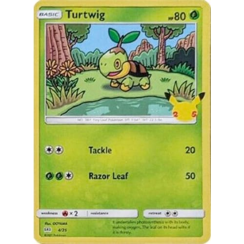 Turtwig (004/025) Promo - Single