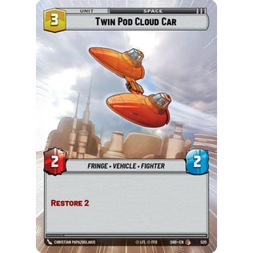 Twin Pod Cloud Car (Hyperspace) (520) - Shadows