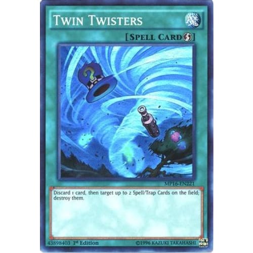 Twin Twisters - MP16-EN221 Super Rare Unlimited - Single