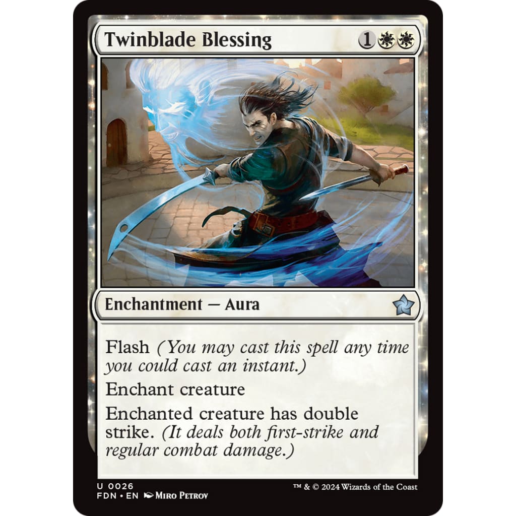 Twinblade Blessing (FDN-026) - Single