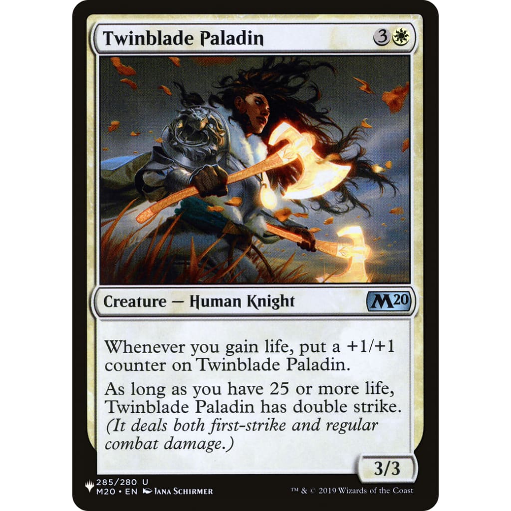 Twinblade Paladin (PLST-M20-285) - Single
