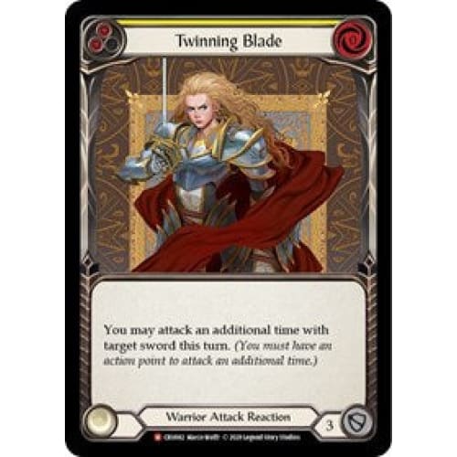 Twinning Blade (CRUCIBLE OF WAR) 1st Edition Rainbow Foil