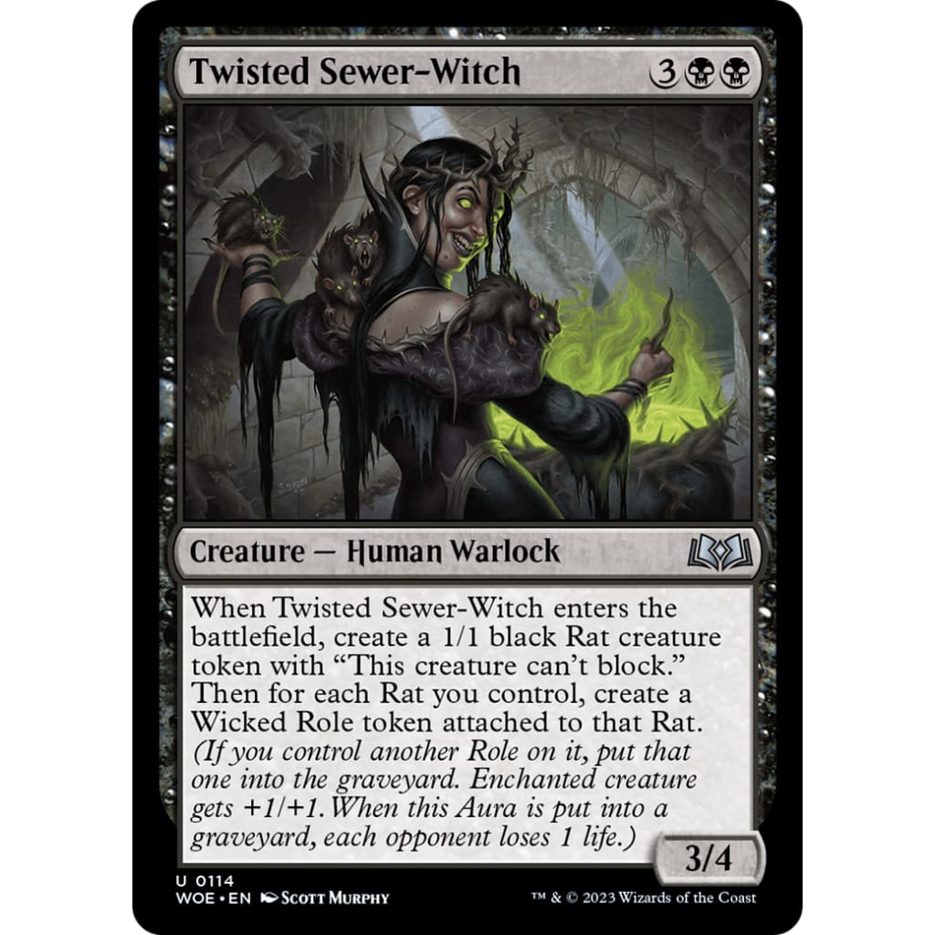 Twisted Sewer-Witch (WOE-114) Foil - Single