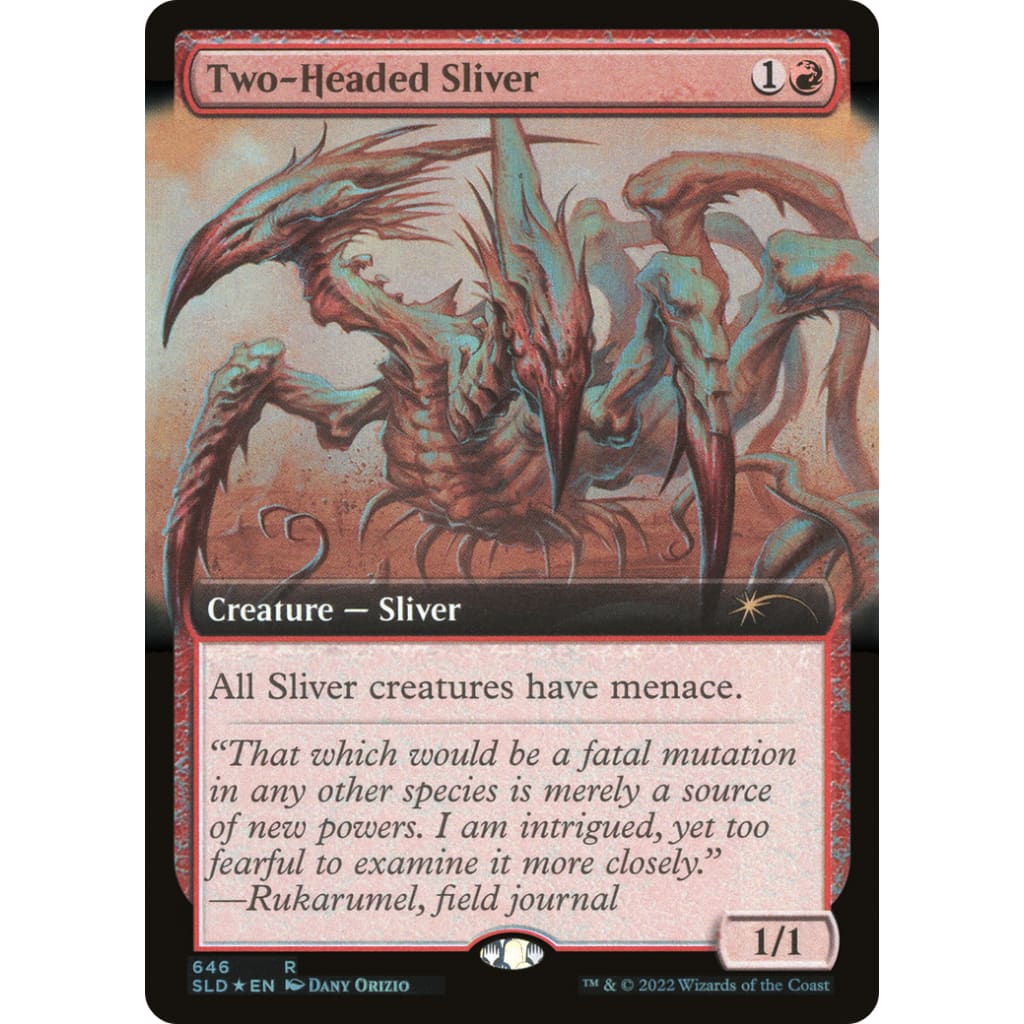 Two-Headed Sliver (SLD-646): (Extended Art) Foil - Single