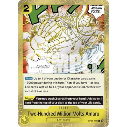 Two-Hundred Million Volts Amaru (Jolly Roger Foil) OP05-115