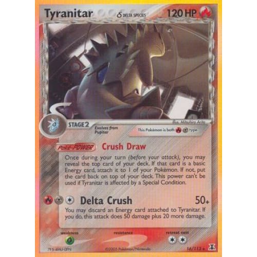 Tyranitar δ (016/113) Holo Rare Reverse Holofoil - Single
